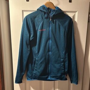 Mammut Blue Zip up Sweatshirt